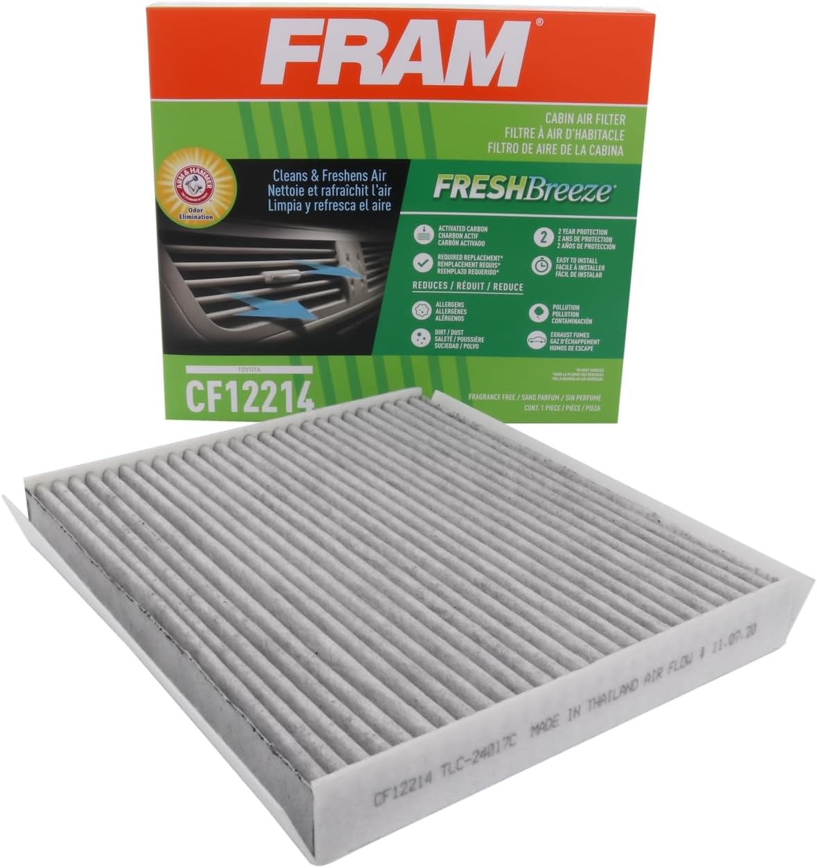 FRAM CF12214 Fresh Breeze Cabin Air Filter