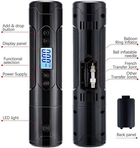 Miniatura 2 de Automatic Electric Pneumatic, 300PSI 12V Mini Compressor Air Pump Electric Tire Air Inflator Pump Mini Air Compressor