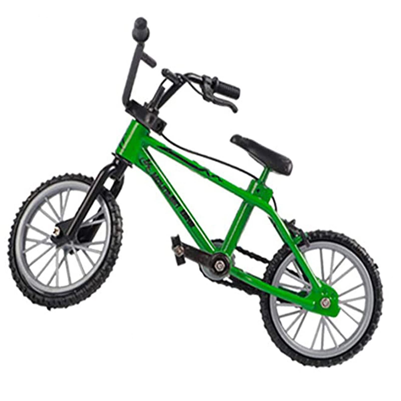 VALINK Finger Bikes BMX,1:10 Scale Model Metal Racing Bike,Finger Toy Mountain Bikes Game Toy Collections Army Green