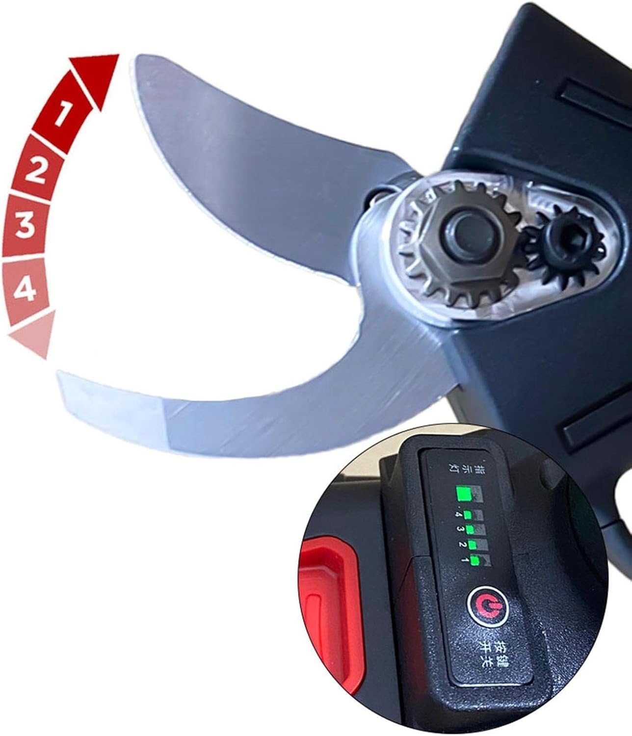 Cordless Electric Pruner Set, Lithium Battery Powered Tree & Bonsai Cutter, Garden Scissors for Branches, Efficient Fruit Tree Trimmer