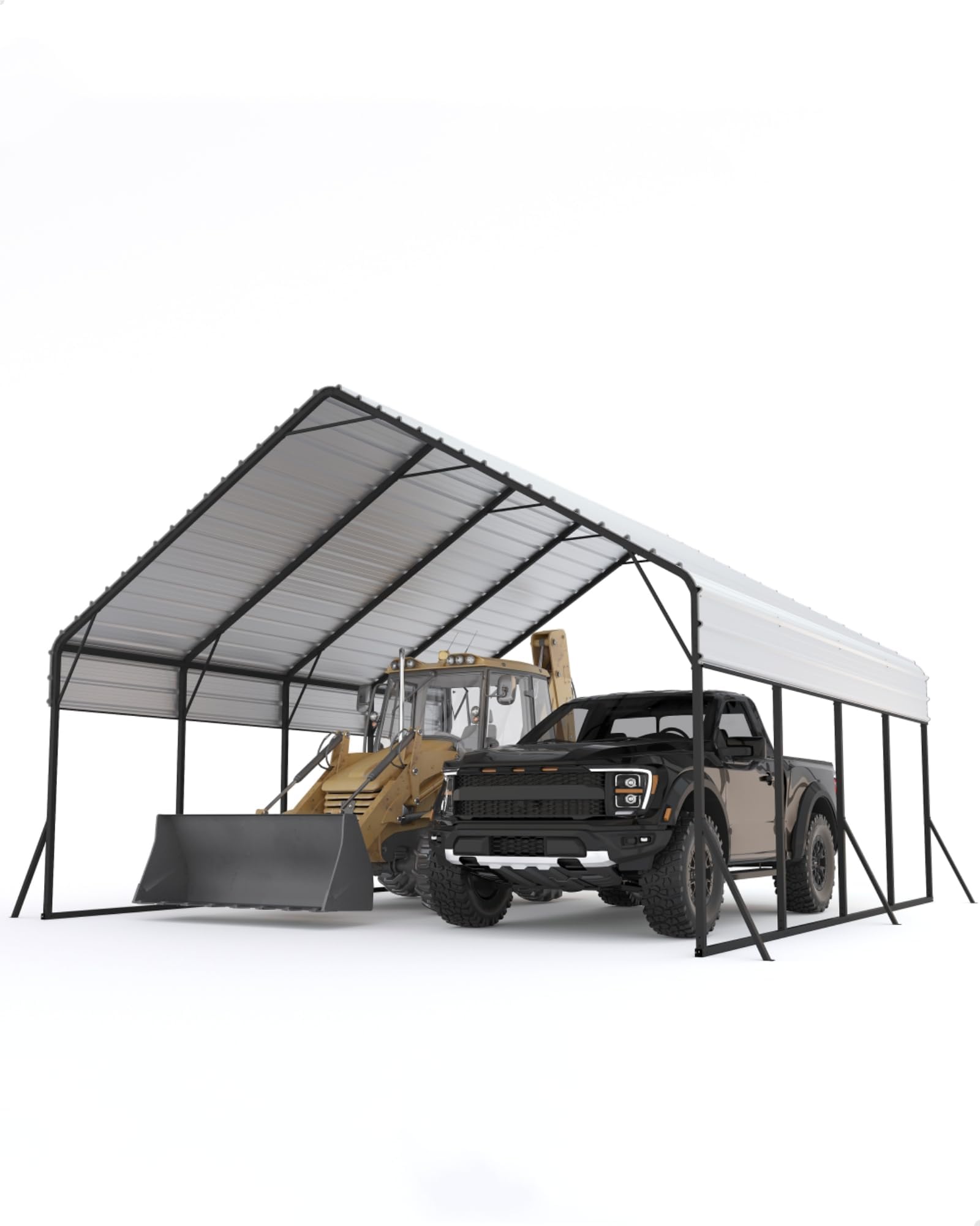 Amazon.com: Garveelife 20 ft x20 ft x13 ft Metal Carport for 2