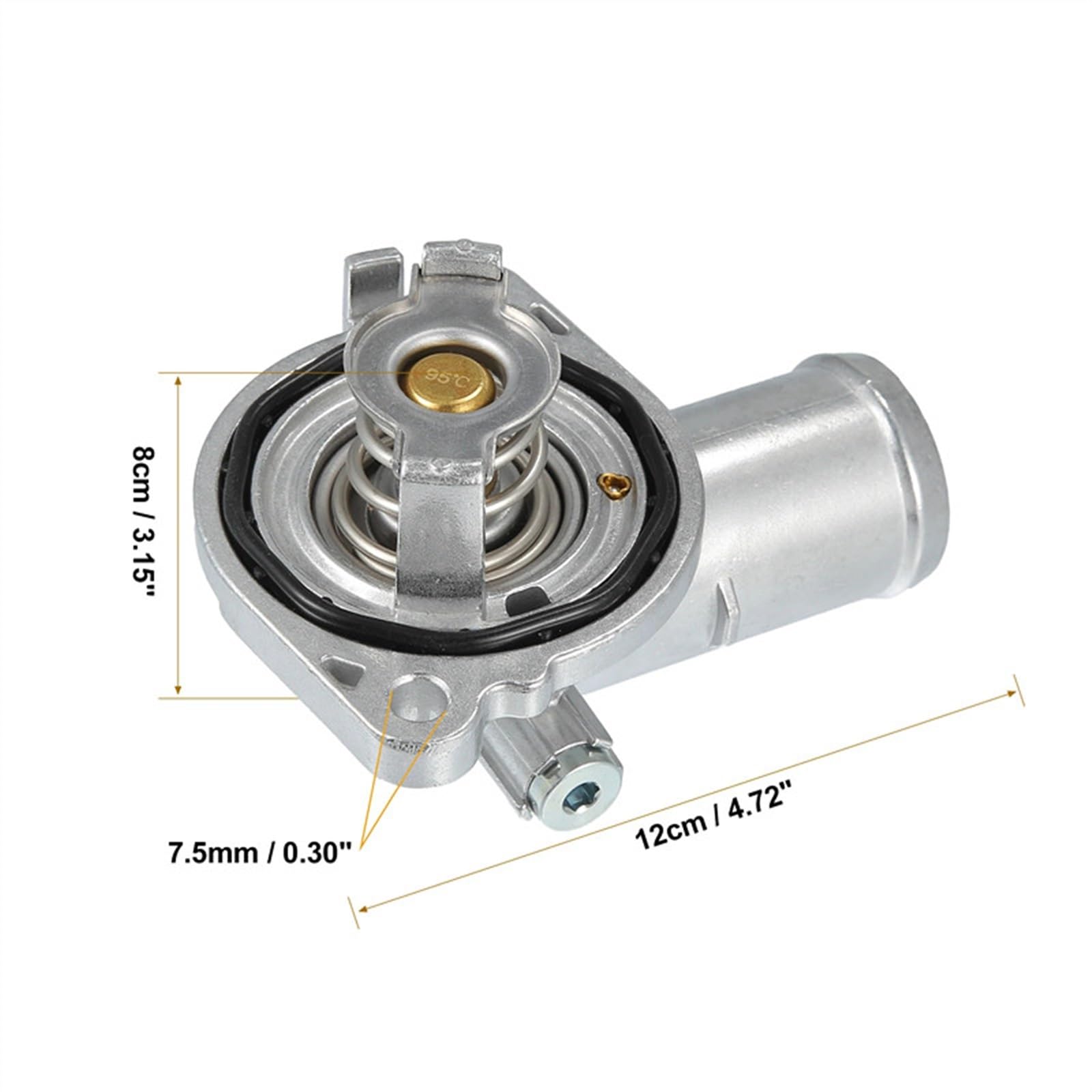 Obudowa termostatu płynu chłodzącego dla Dodge Journey 2011-2019 Obudowa termostatu chłodzącego silnika samochodowego 5184570Aj.