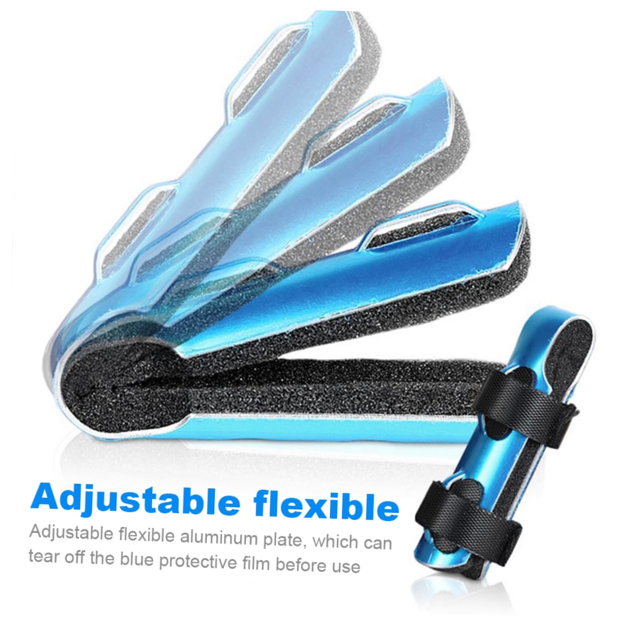 BUTIFULSIC 3pcs Fracture Splint Immobilizer Dislocation Splint Thumb Splint for Thumb Support Brace Fracture Protection Brace Sponge Blue