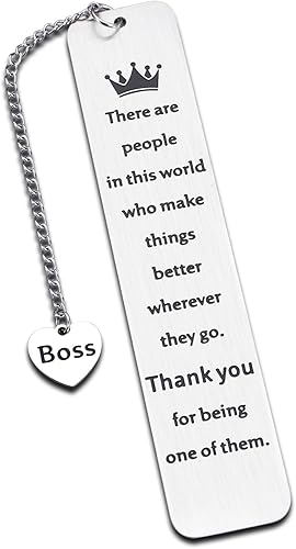 Regalos para el día del jefe para mujeres y hombres, marcadores de agradecimiento al jefe para mujeres y hombres, regalos de jefe para hombres,