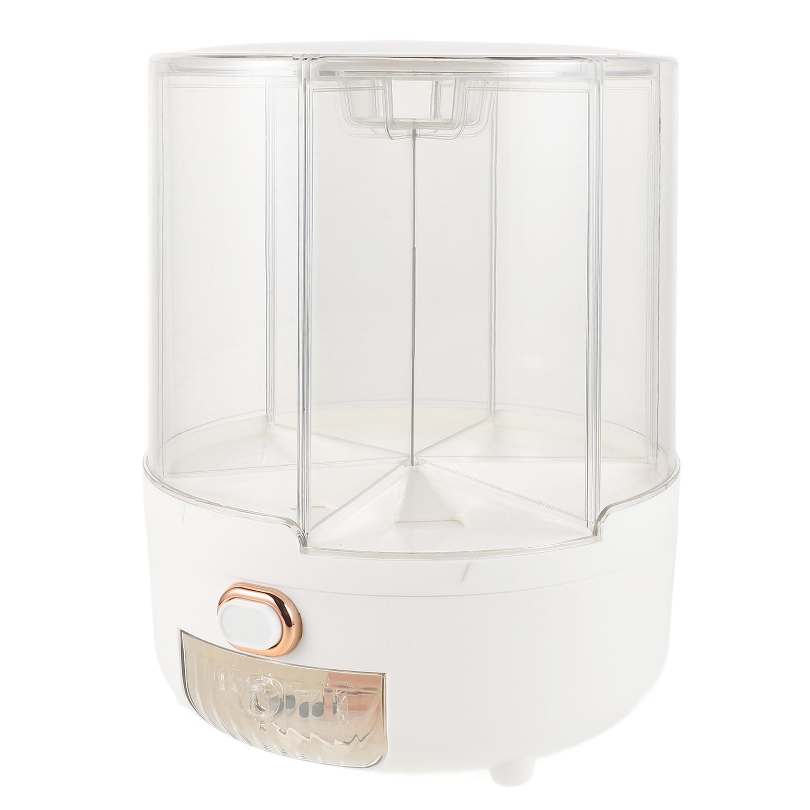 Dispensador de cereales hermético de 6 compartimentos y 10kg para granos