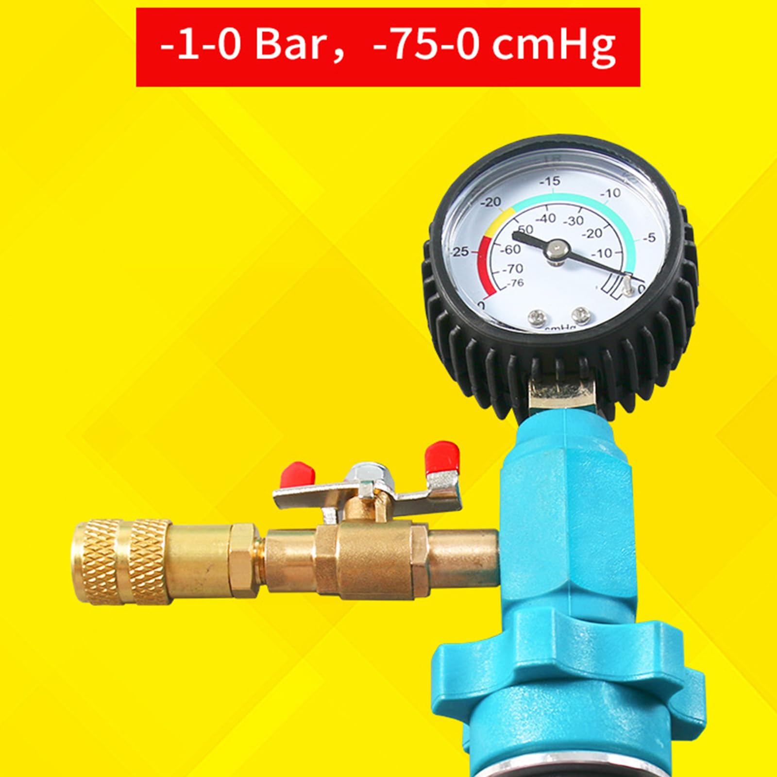 Kit professionale ricarica del liquido refrigerante a vuoto per auto e con adattatori universali e funzione spurgo rapido Set riempimento del liquido refrigerante per auto