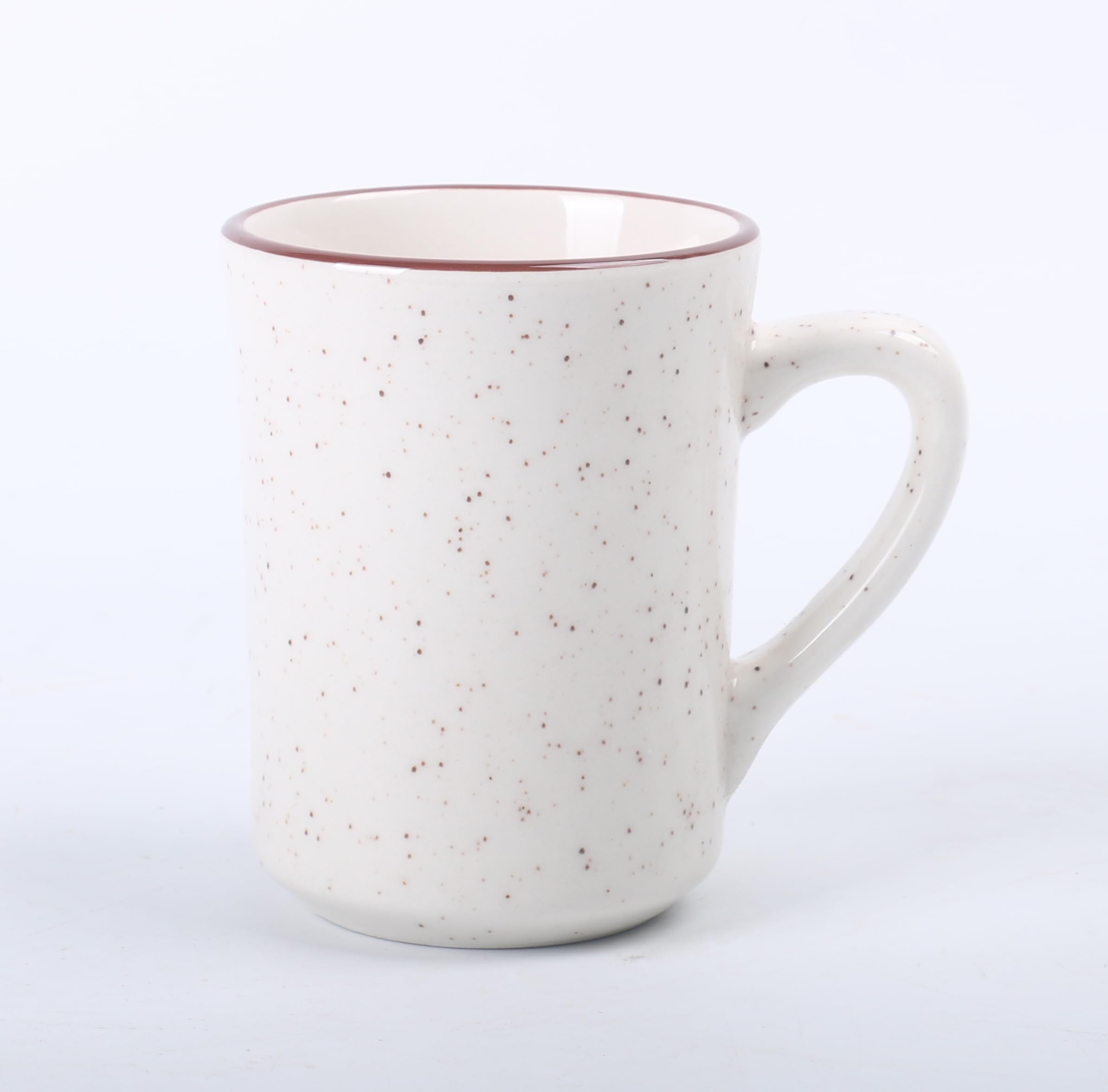 8 oz white coffee mug 8 oz. Tritan, White, Coffee Mug with Handle, (10 oz. rim-full), 3