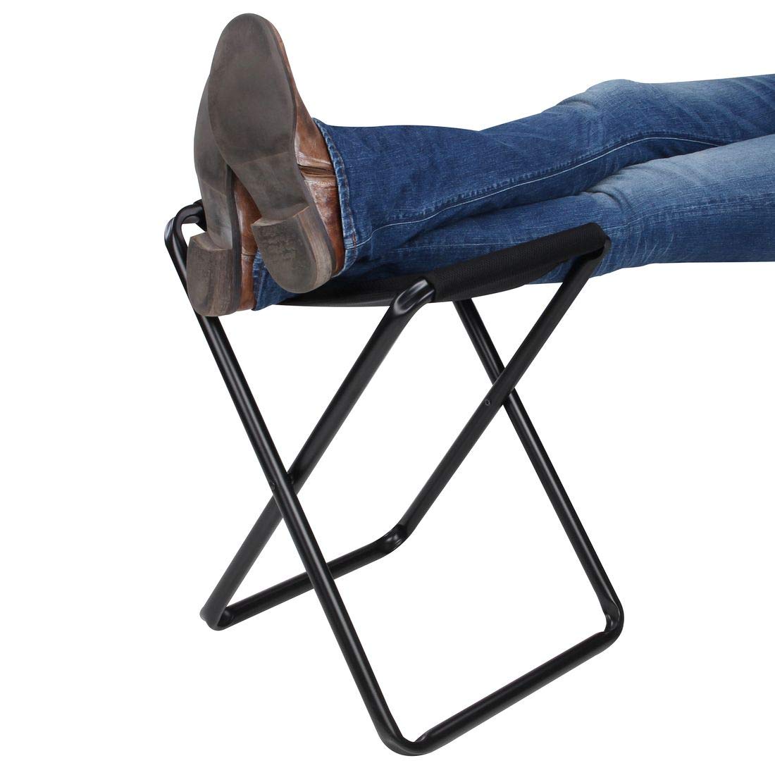 your GEAR Tavolino 3D Campinghocker mit Abnehmbarer Tischplatte, Aluminium Klapphocker, Beistelltisch, Hocker, Quick Dry Mesh Polsterung, Leicht, Tragbar, Garten, Caravan