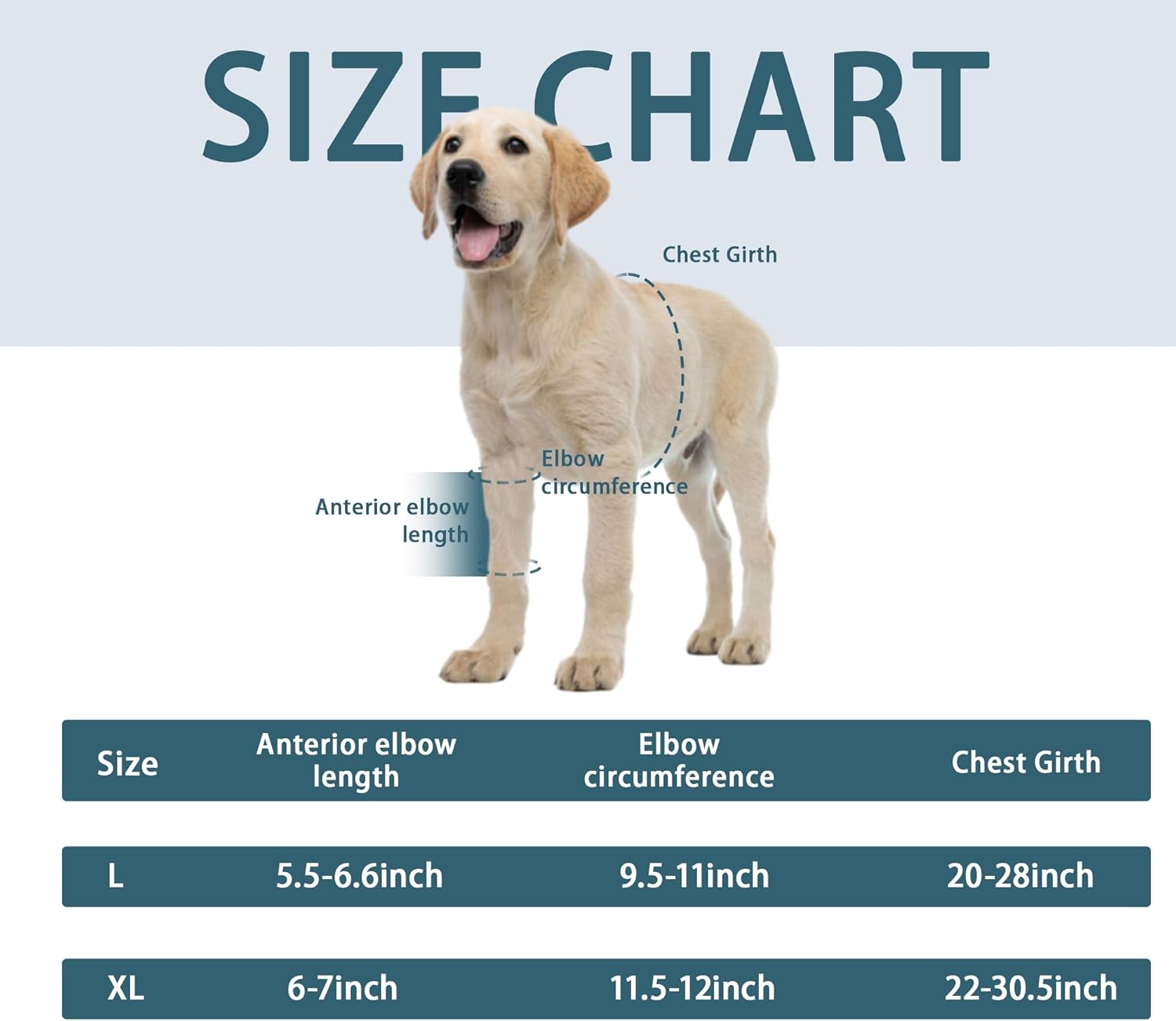 Adjustable Dog Elbow Brace with Shoulder Support,Dog Front Leg Brace for Torn Ligaments, Arthritis,Post-Operative Rehabilitation, Pressure Sores(Both Leg,XL)