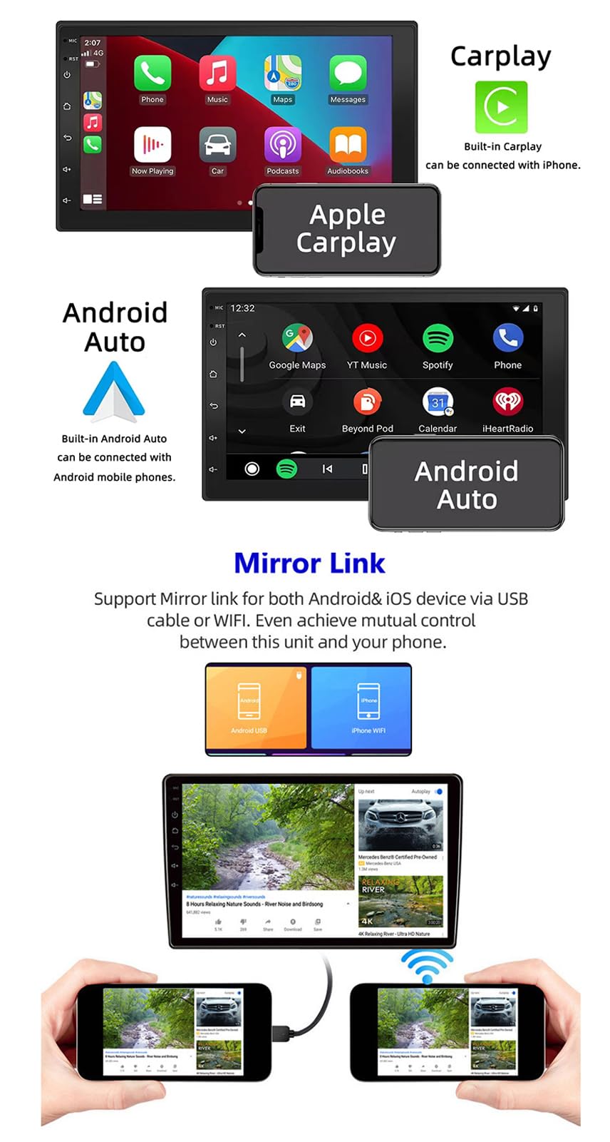 Android 15 GPS-Navigations-Stereo-Radio mit 9-Zoll-IPS-2,5D-Touchscreen-Multimedia-Player für Opel Insignia/Buick Regal (2009–2013), unterstützt Bluetooth, Lenkradfernbedienung, WLAN und Rüc