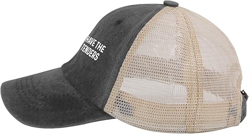 Vista 3 de I’ll Just Have The Chicken Tenders Trucker Hat Women Vintage Mesh Cap for Summer