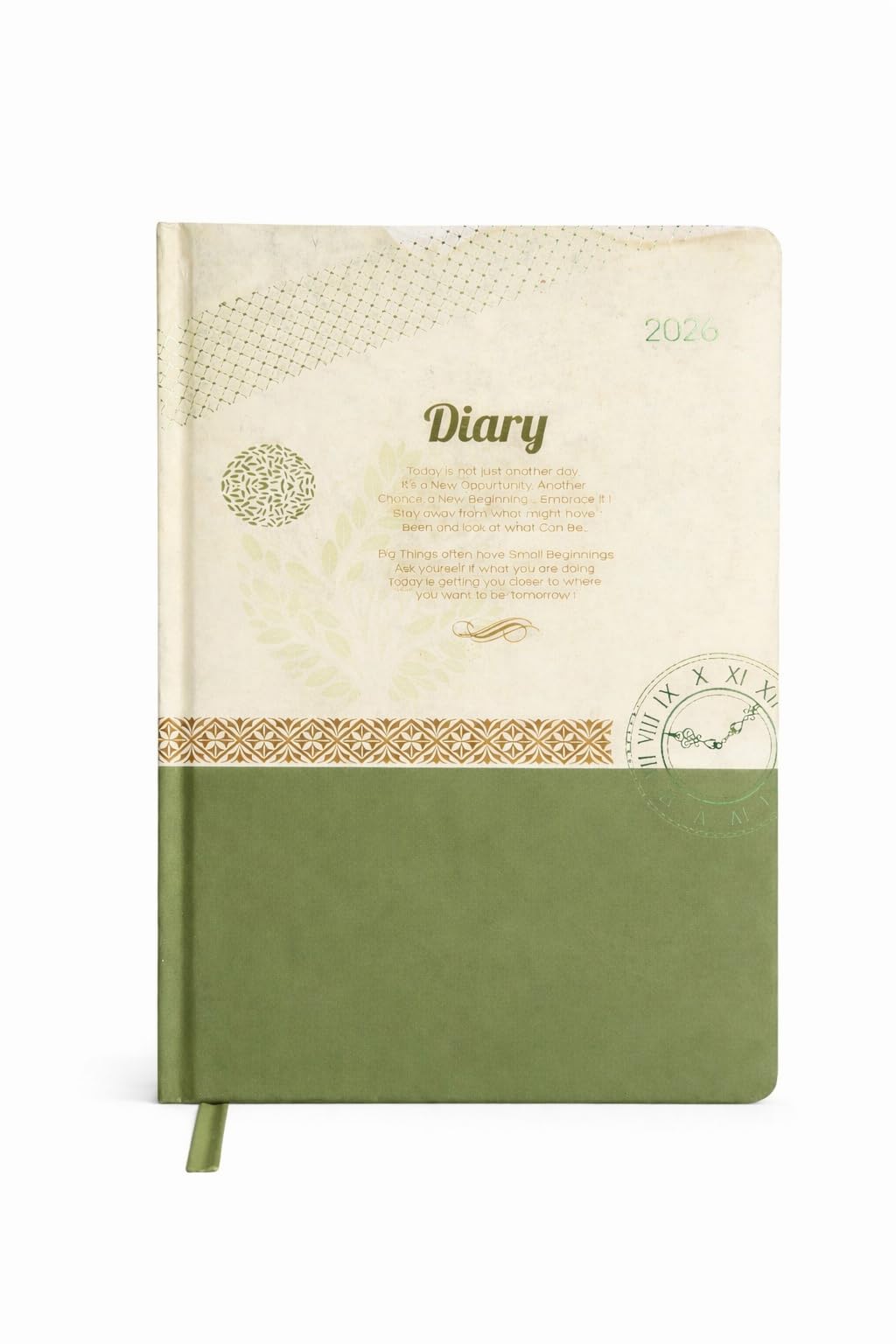Handy Green Diary 2026: Hardcover, Hardbound with Calendar, Easy-to-Carry Notebook | 80 GSM Paper, Ruled, 320 Pages | Journal, Diary, Gift-image-30