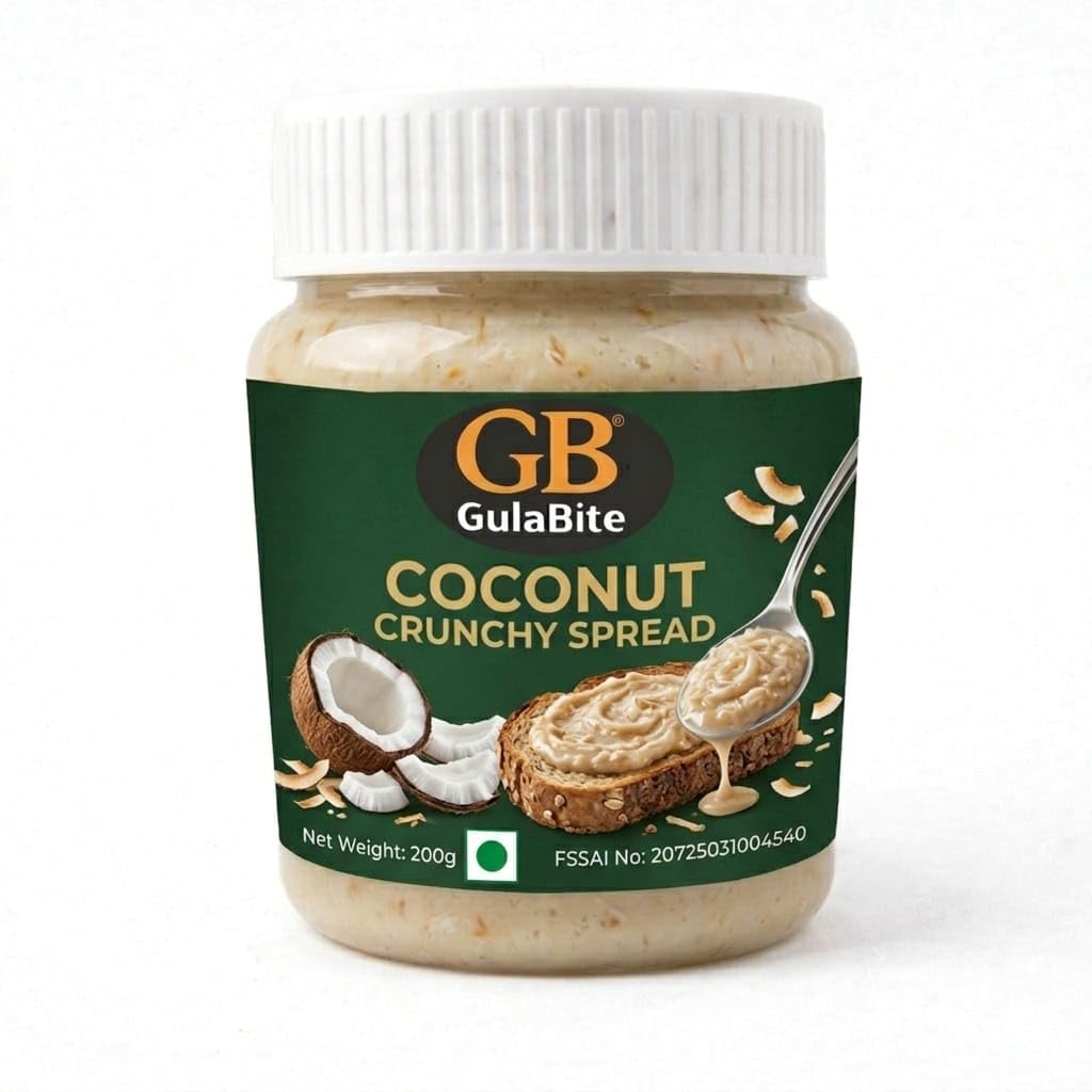 GulaBite Coconut Crunchy Spread 200g | Creamy Coconut with Crispy Bites | Perfect for Bread, Pancakes & Desserts-picture-26