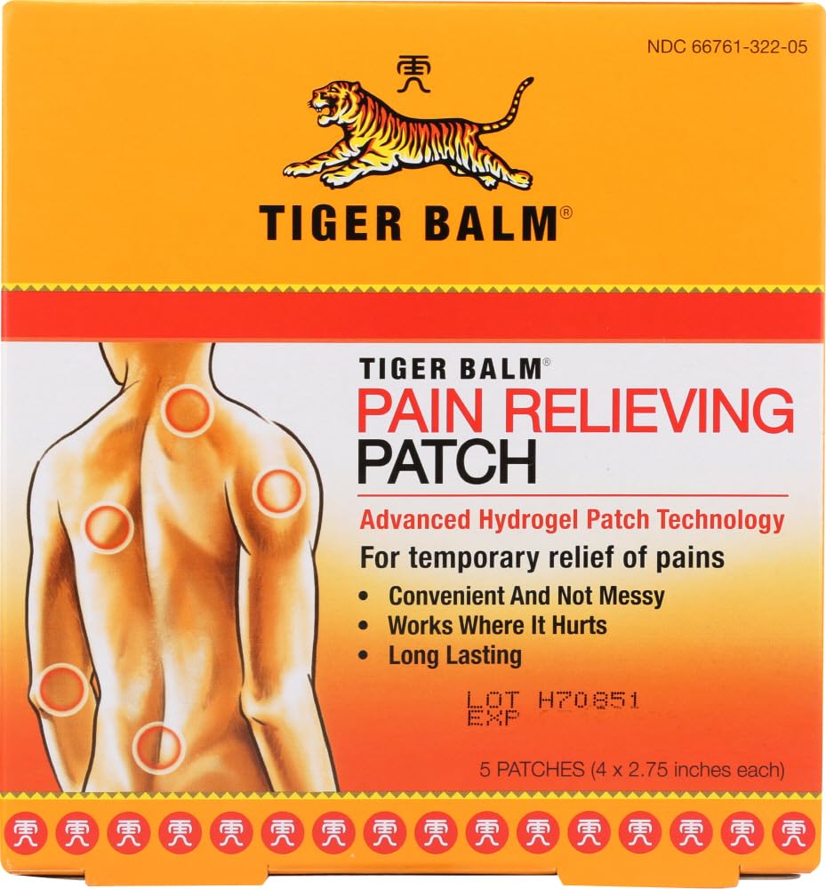 Tiger Balm Ointment Patches 5 Count Pack of 1