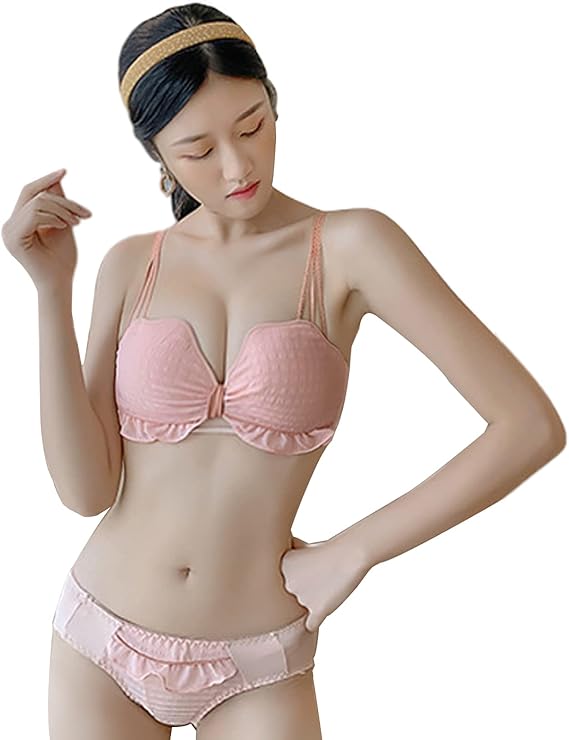 Amazon Porin ブラジャー ショーツ セット ブラセット下着 レディース 女性 セット 盛りブラ ブラ ショーツ 下着セット 上下セット ブラジャー ショーツ 可愛いブラジャーショーツセット セットブラ セット かわいい ブラショーツ 綿 女性 超柔らかく セット 通販