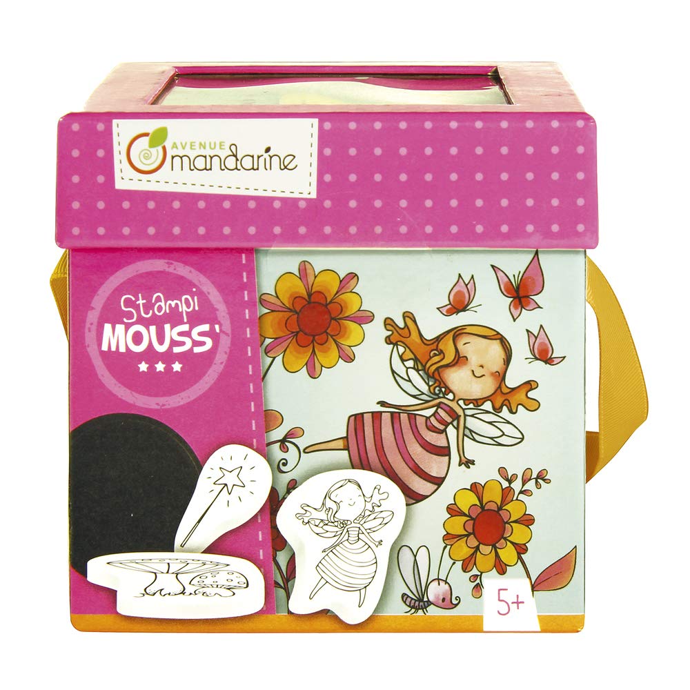 Avenue Mandarine Stampi Mouss Set - 10 Stempel Feen Stempelkissen Karten Kreativset