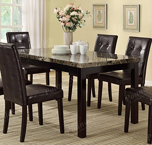 Poundex Dining Table, Multicolor