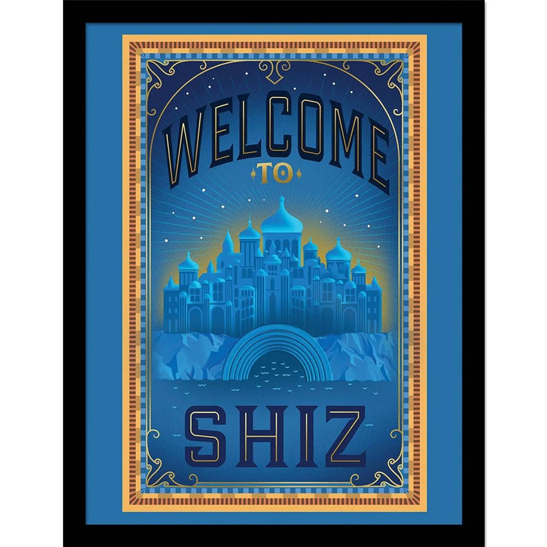 Pyramid International Color Wicked Shiz Collectors Print Framed Artwork - Broadway Musical Memorabilia, Wall Art Decor, Premium Framed Illustration For Fans Of The Wicked Witch, Wizard Of Oz