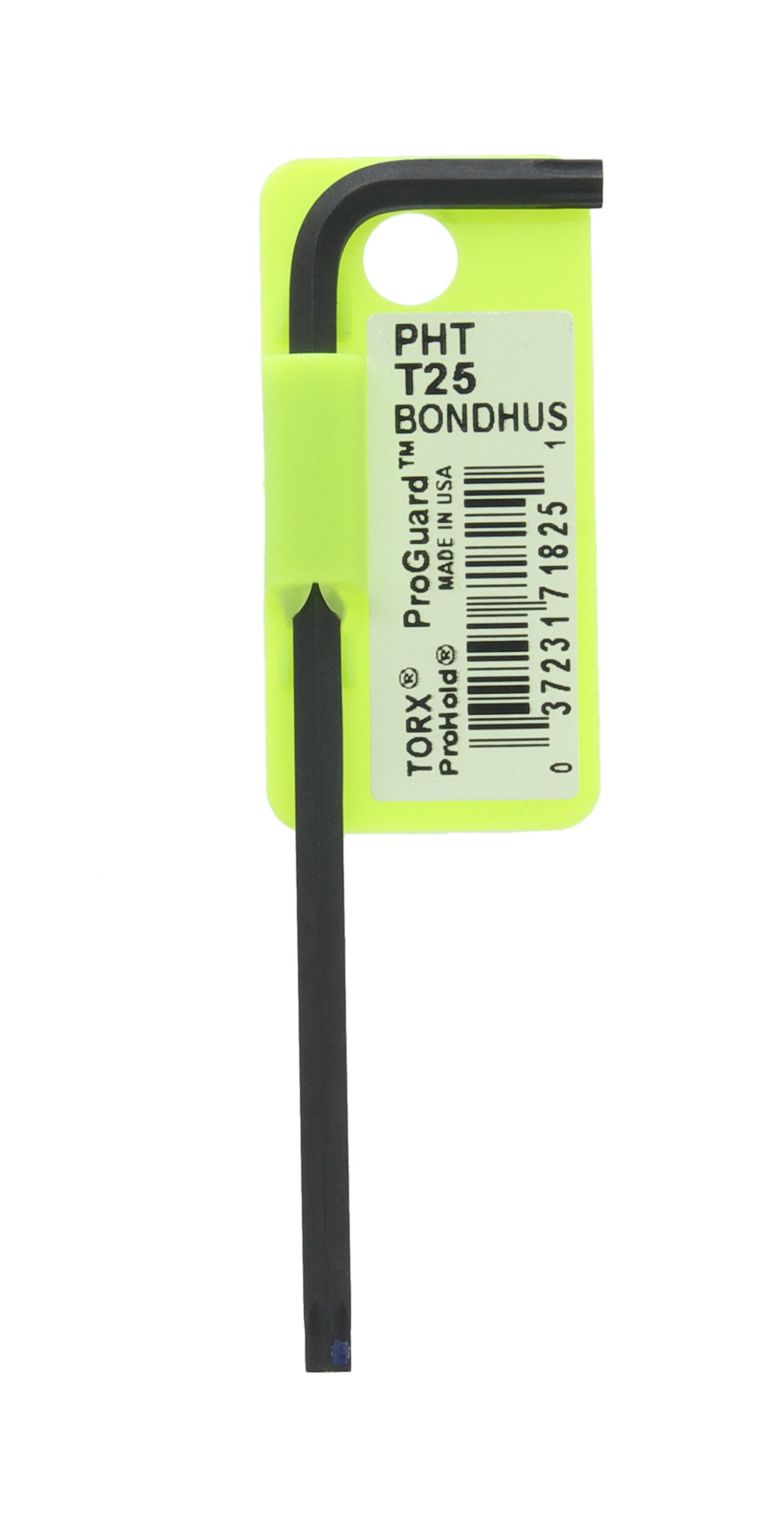 Bondhus, T25 TORX PROHOLD Long Series HEX Key, TX25, 71825
