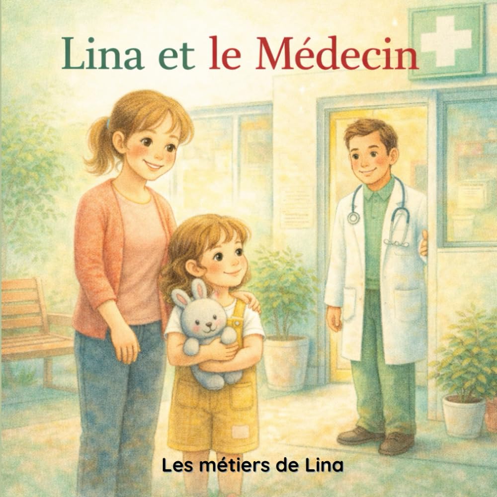 Lina et le Médecin: Lina découvre le métier de médecin avec Thomas (Les métiers de Lina)