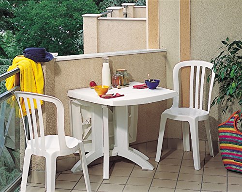 Miniatura 4 de Ondis24 Grosfillex 52149004 Mesa Vega Abatible 118 X 77, Blanco, 118 X 77 X 72 Cm