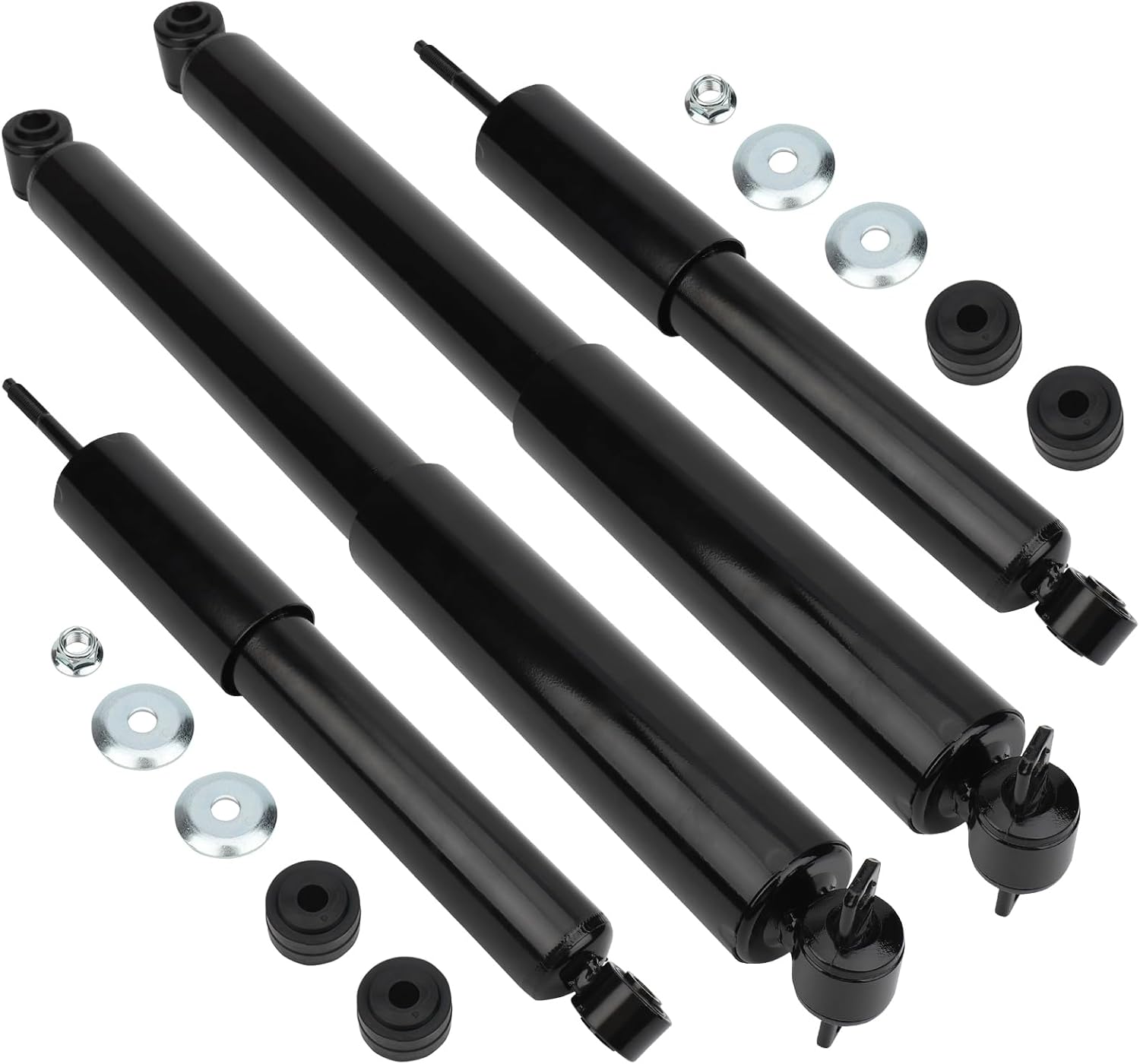 Shock Absorbers for Chevrolet Colorado 2004-2012, for GMC Canyon 2004-2012 Front & Rear Shocks Set of 4 Compatible for Isuzu i-350 2006/ Isuzu i-370 2007-2008
