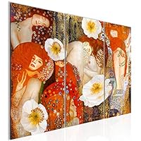 Gustav Klimt Peinture Tableau Salon Xxl Coloré Tree Of Life 120 X 80 Cm
