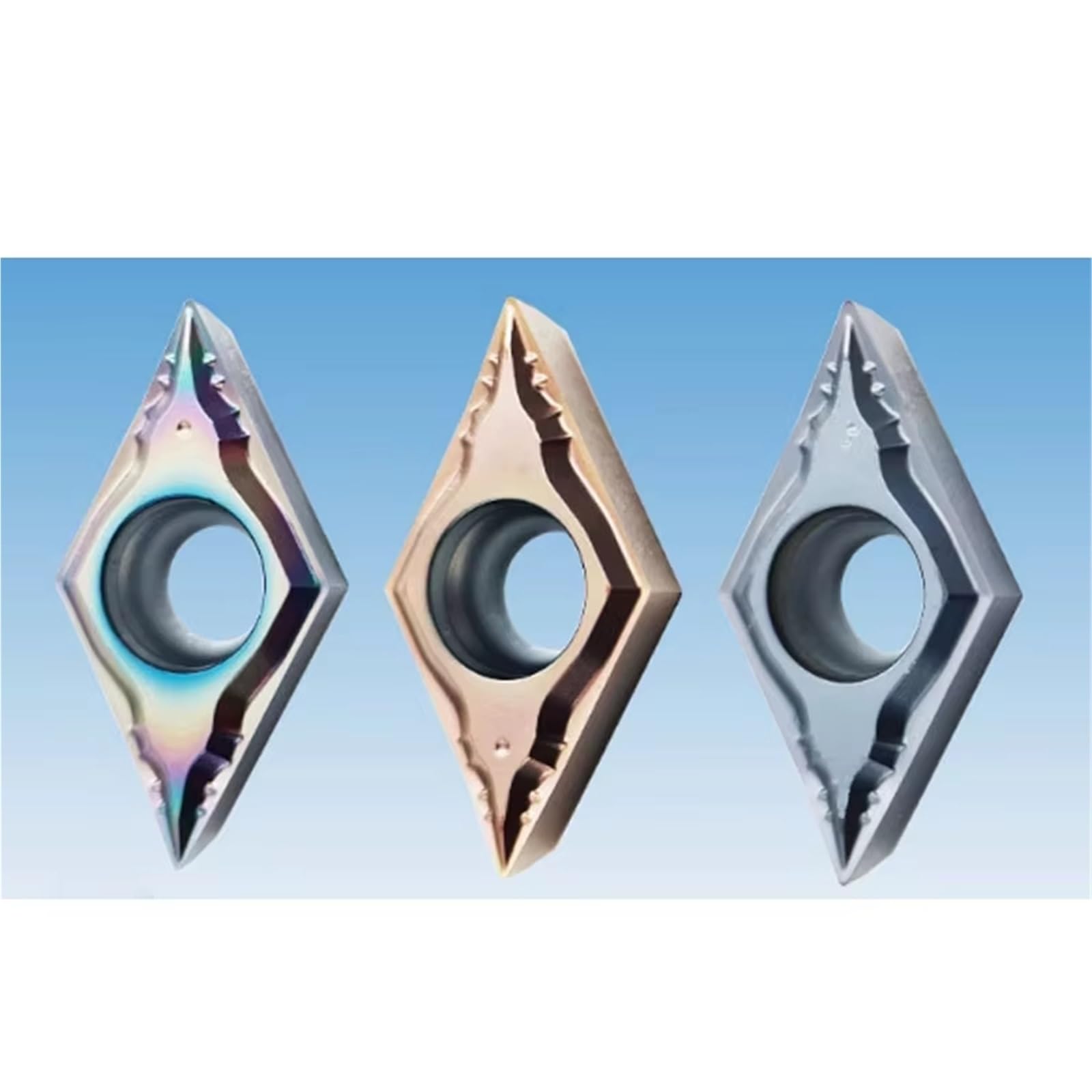 Insert De Tournage En Carbure Indexable, Outil Externe, 10 Pièces(DCGT11T301-DF ZM202)