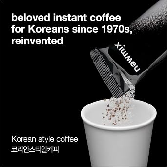 newmix Korean Instant Coffee Latte Premium 7.05 OZ 10 Sticks Korean Mix Coffee 3 in 1 Sweet Flavor with Creamer (10 Single Serve Packets) (Single Pack, Matcha Latte)