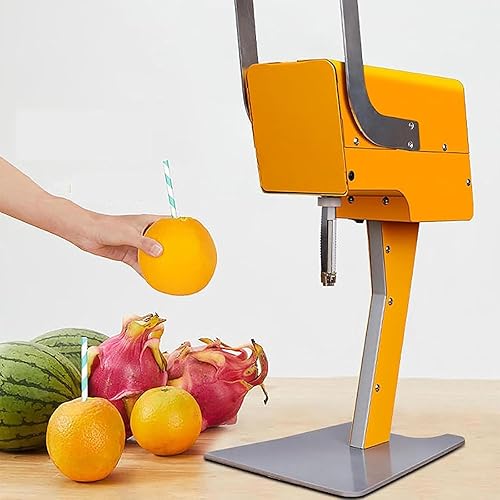 Exprimidor eléctrico de cítricos, exprimidor comercial de jugo de naranja para naranjas, limones y limas Fácil de limpiar, sin necesidad de pelar,