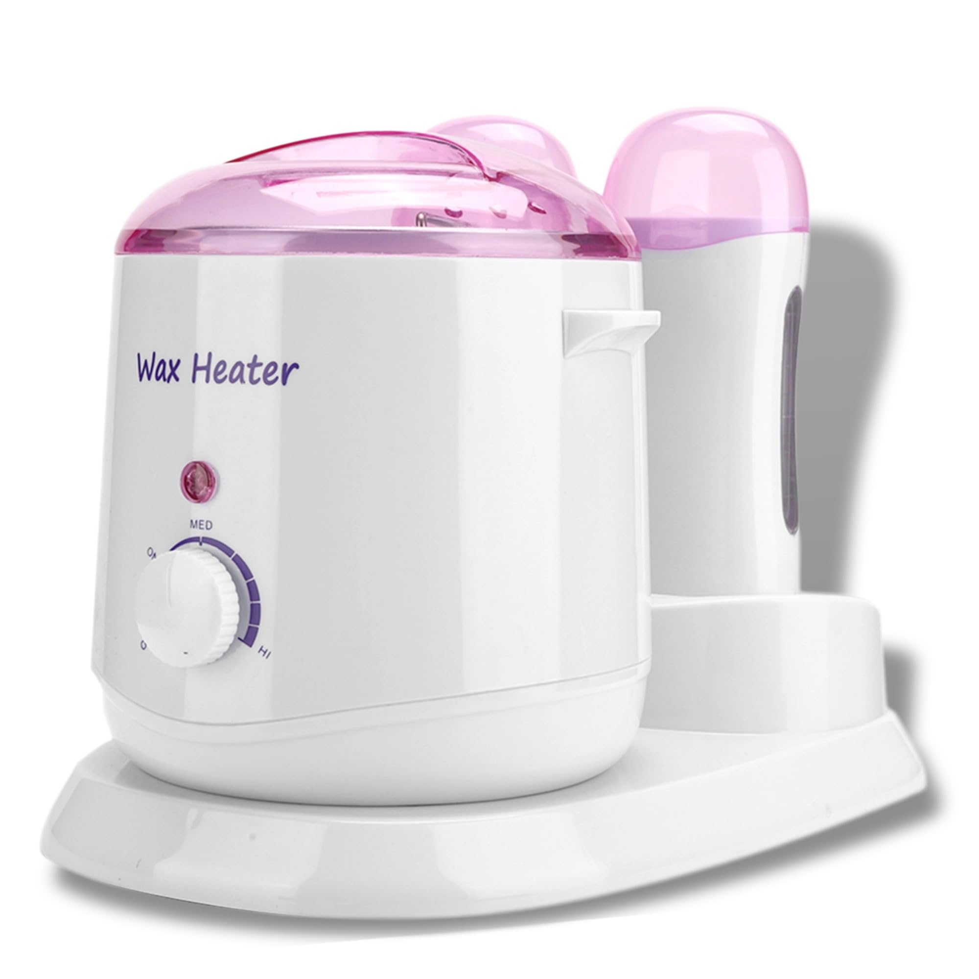 Calentador de cera, 3 en 1 800ml Calentador de cera ajustable Calentador Máquina de depilación corporal para mujeres y hombres Uso doméstico(UE)