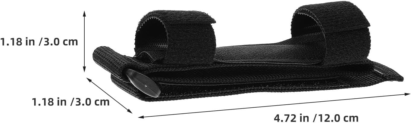 KICHOUSE 4pcs Adaptive Utensil Strap: Universal Cuff Holder for Spoon & Fork - Adjustable Eating Aid for Seniors People with Limited Hand Mobility & Arthritis