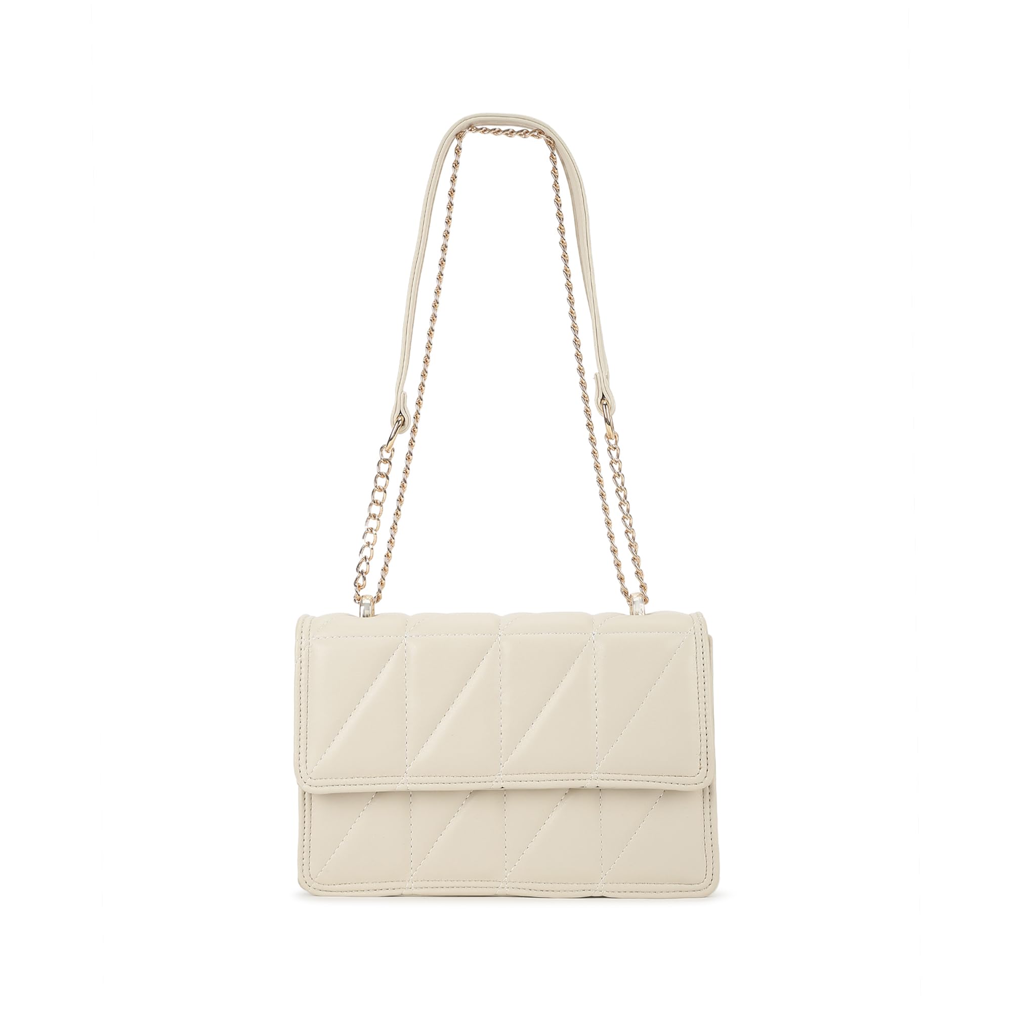 Trendy White Sling Bag with Adjustable Straps | Faux-Leather Women's Handbags | Sling for Casual Carry-image-40