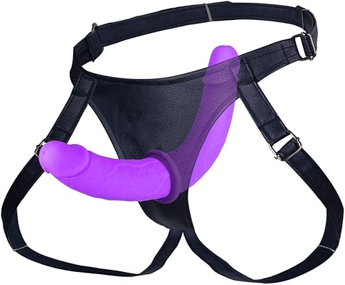 Miniatura 6 de Consolador con correa para mujer, consolador de doble extremo, arnés de correa, consoladores anales grandes, masturbadores manos libres,