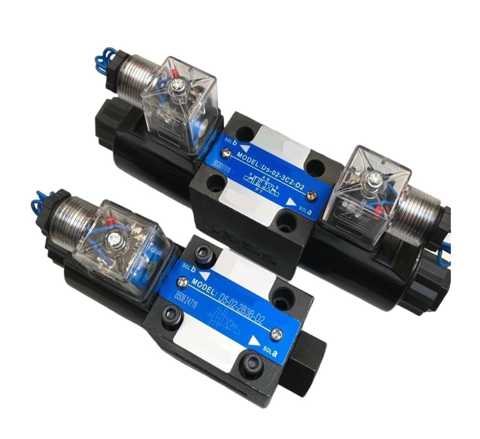 Huuoqiwy One Color Valve Model: D5-02-2B3b-D2 D5-02-2B2-D2 D5-02-2B2l-D2 D5-02-3C2-D2 D5-02-3C4-D2 Hydraulic Solenoid Valve(D5-02-2B2l-D2)