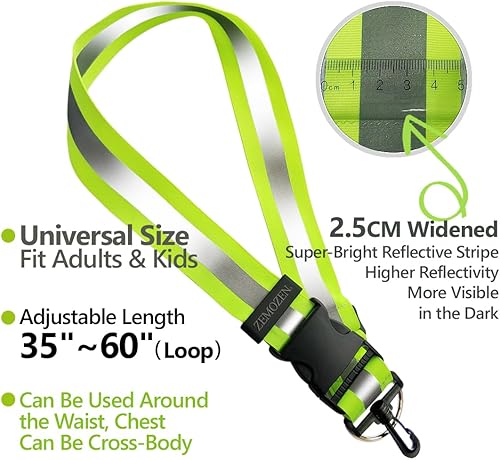 Miniatura 2 de Banda reflectante de alta visibilidad para caminar por la noche, chaleco reflectante de sustitución perfecta, equipo de correr para hombres,