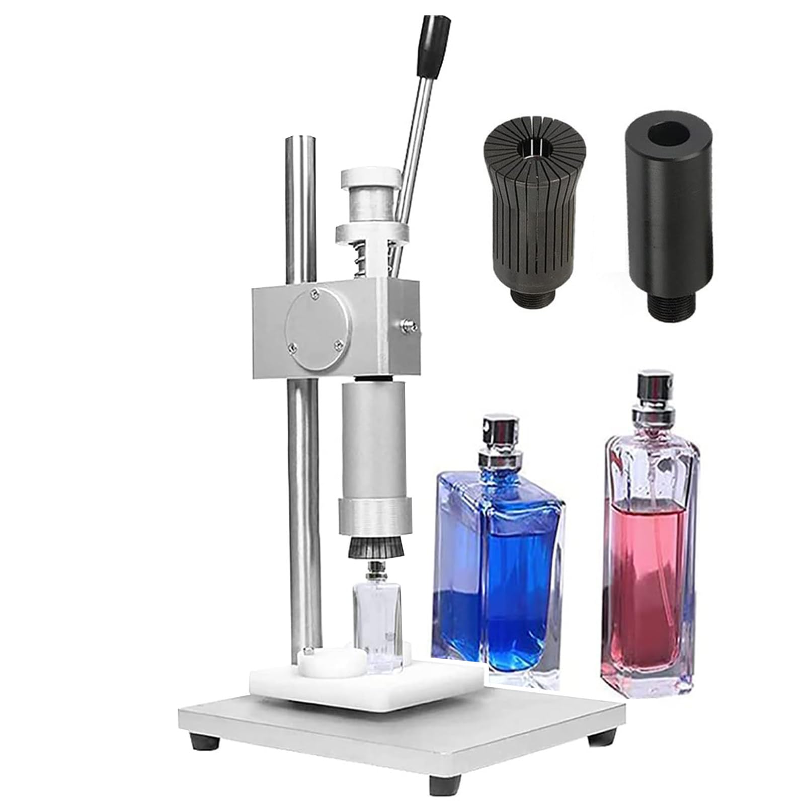 ASerZenith Handheld Bottle Capping Tool, Adjustable Height, Easy To Operate, Ideal For Oil Bottles, Perfume Capping Machine,13Mm