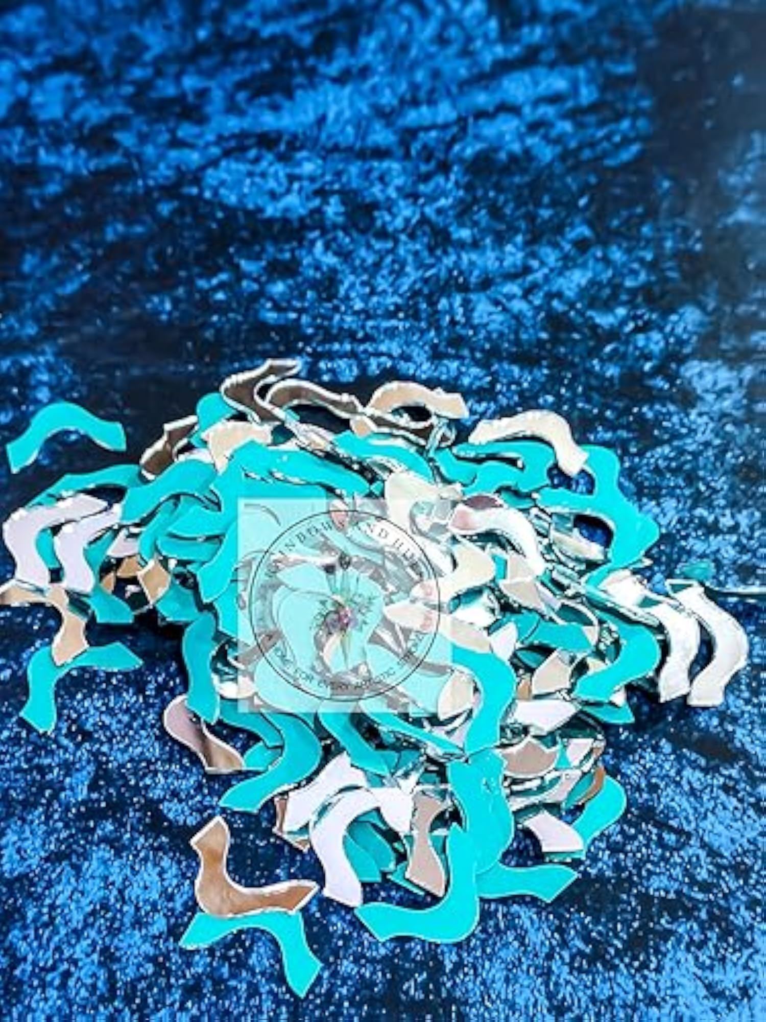 Craft Mirrors Border Smiley Shape, 280 Pcs Approx