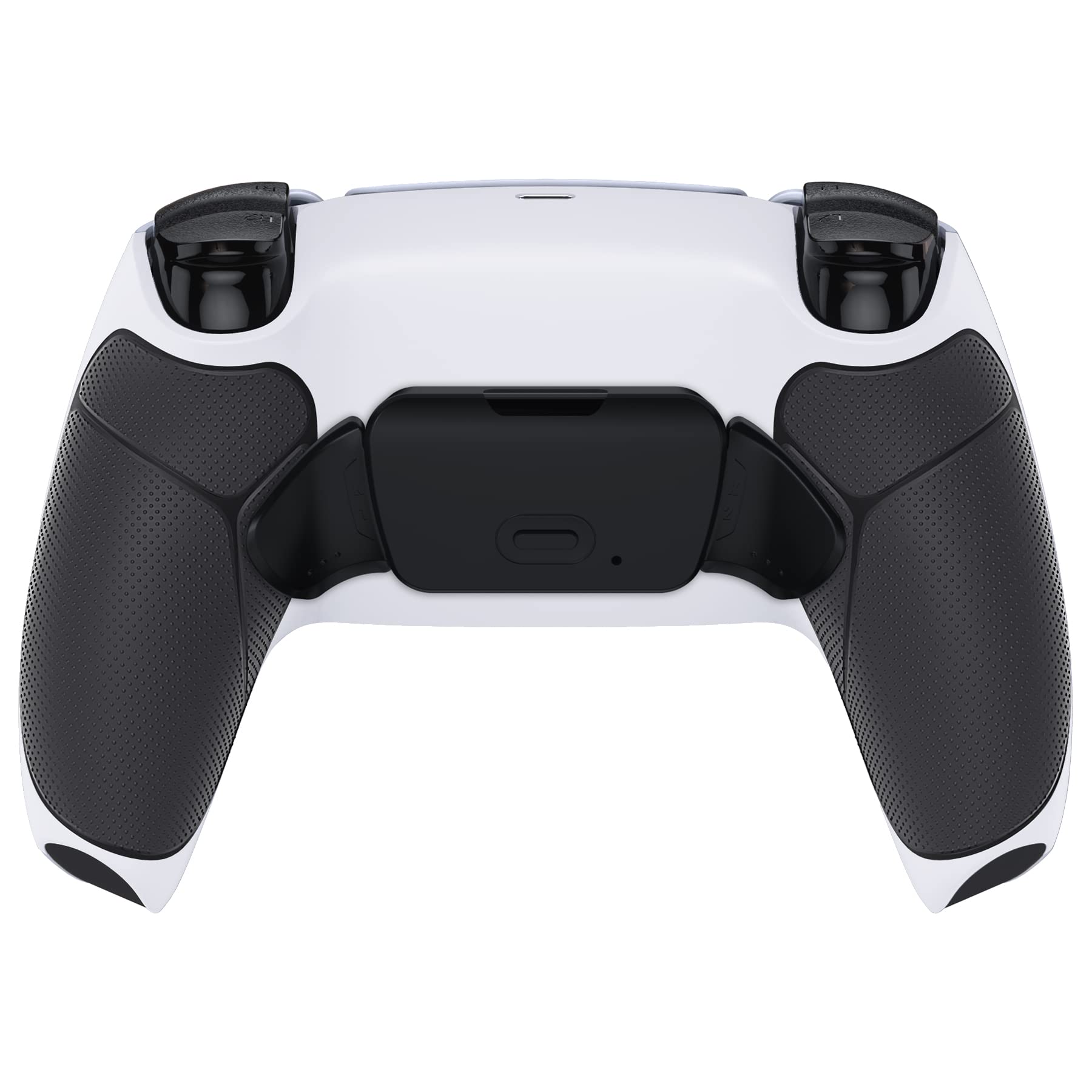 eXtremeRate Rise V3 Remap Kit Programmabile per ps5 Controller BDM-030/040/050,Tasti Aggiuntivi Palette Back Button Cover Grip Gomma Paddles Posteriori per ps5 Joystick-Nero&Nero