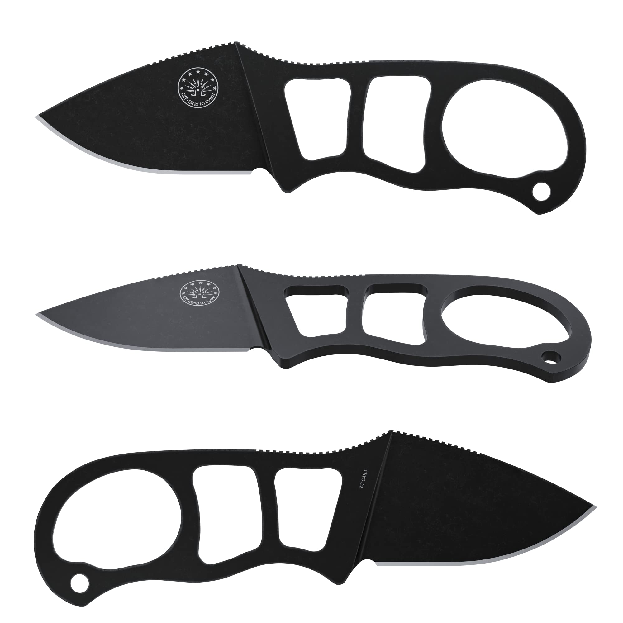 OffGrid Knives Neck Knife and Belt Carry Compact EDC Fixed Blade