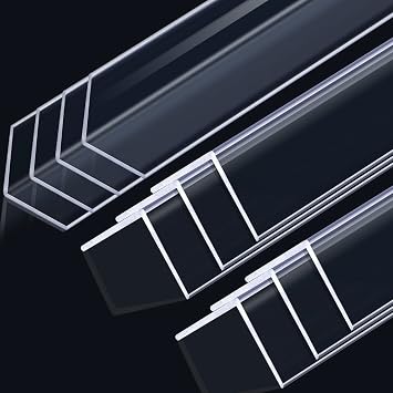 Sasylvia 10 Pcs Wall Corner Guard, 1 X 36 Inches, Clear, Vinyl