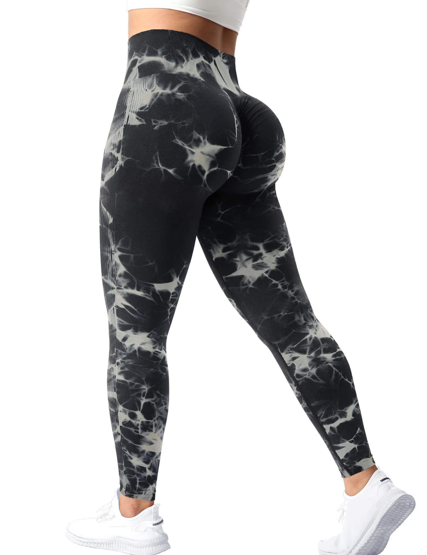 CFR Women's High Waist Workout Seamless Scrunch Booty Leggings Butt Lift Gym Fitness Girl Sport Active Yoga Pants