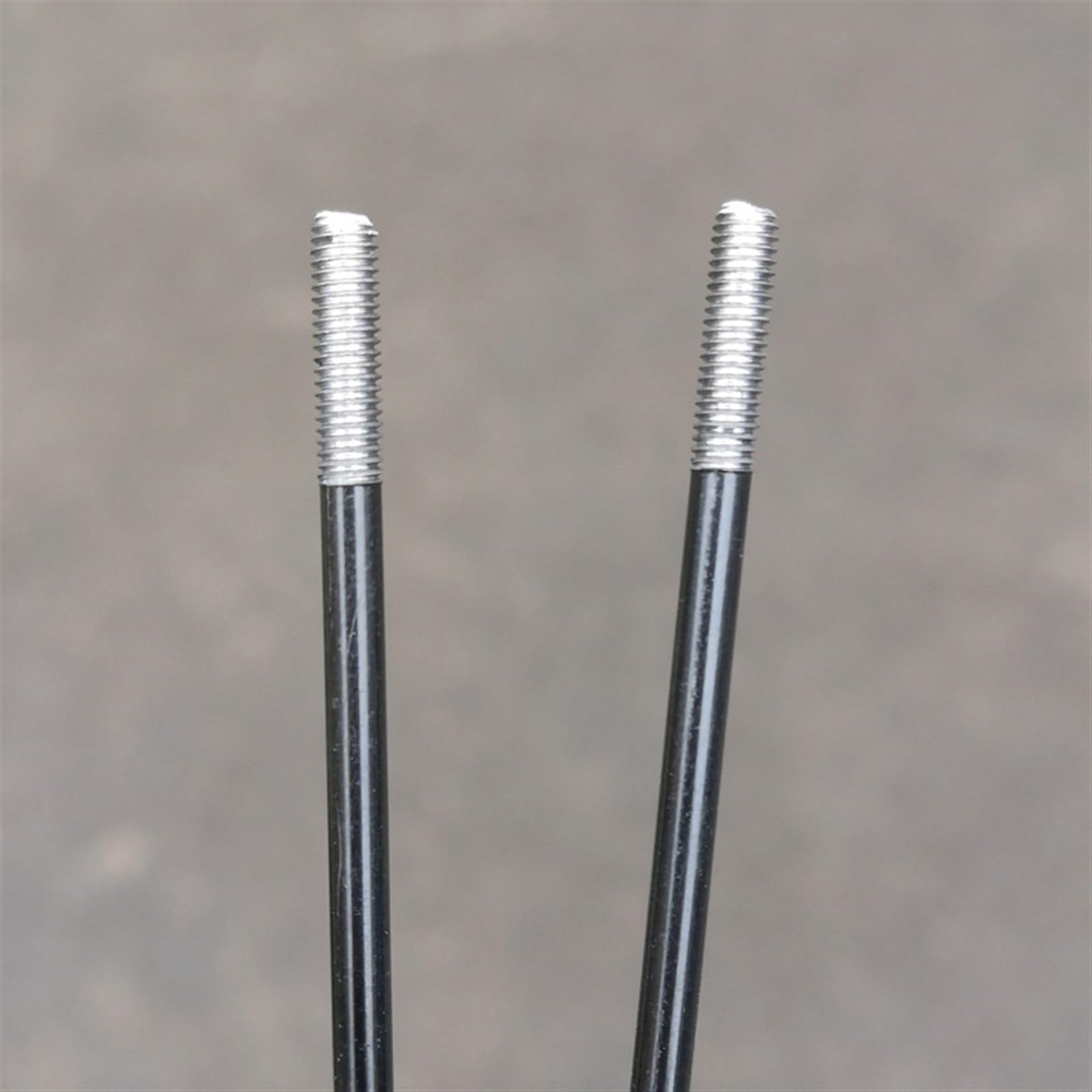 Raggi Bicicletta 28 Raggi for Bicicletta elettrica 10G Pezzi/Lotto con Un Diametro di 3,2 mm, curvatura a Forma di J Nera 120-154 mm Raggi Bici