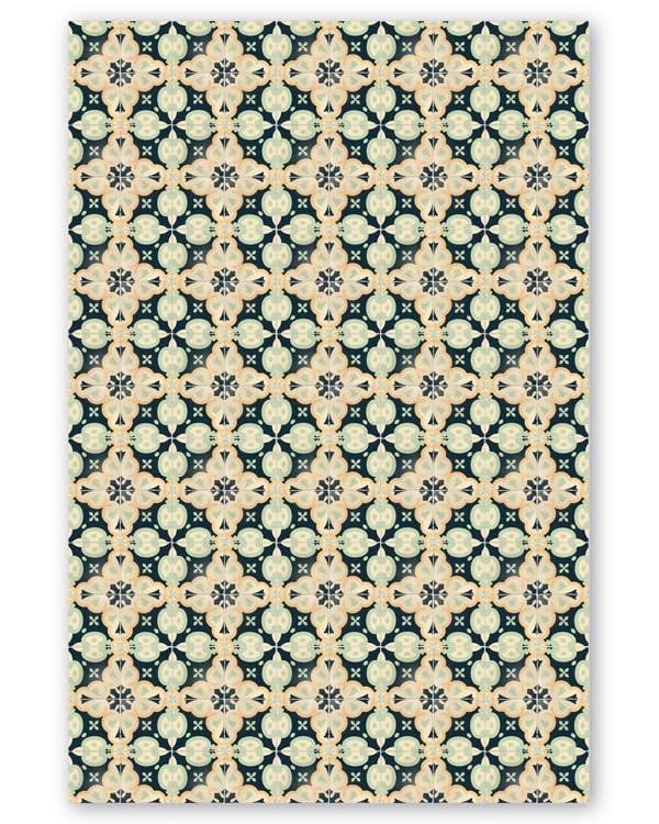 Tapis vinyle de sol cuisine 200x300 antidérapant grand format Tietar Panorama