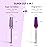MelodySusie Super Cut Edition 5 in 1 Nail Drill Bits, 3/32\'\' Carbide Tungsten Multi-function Bits, Suitable for Manicure Pedicure Cuticle Gel Polishing, Purple, Series Bit-M, Triple Coarse