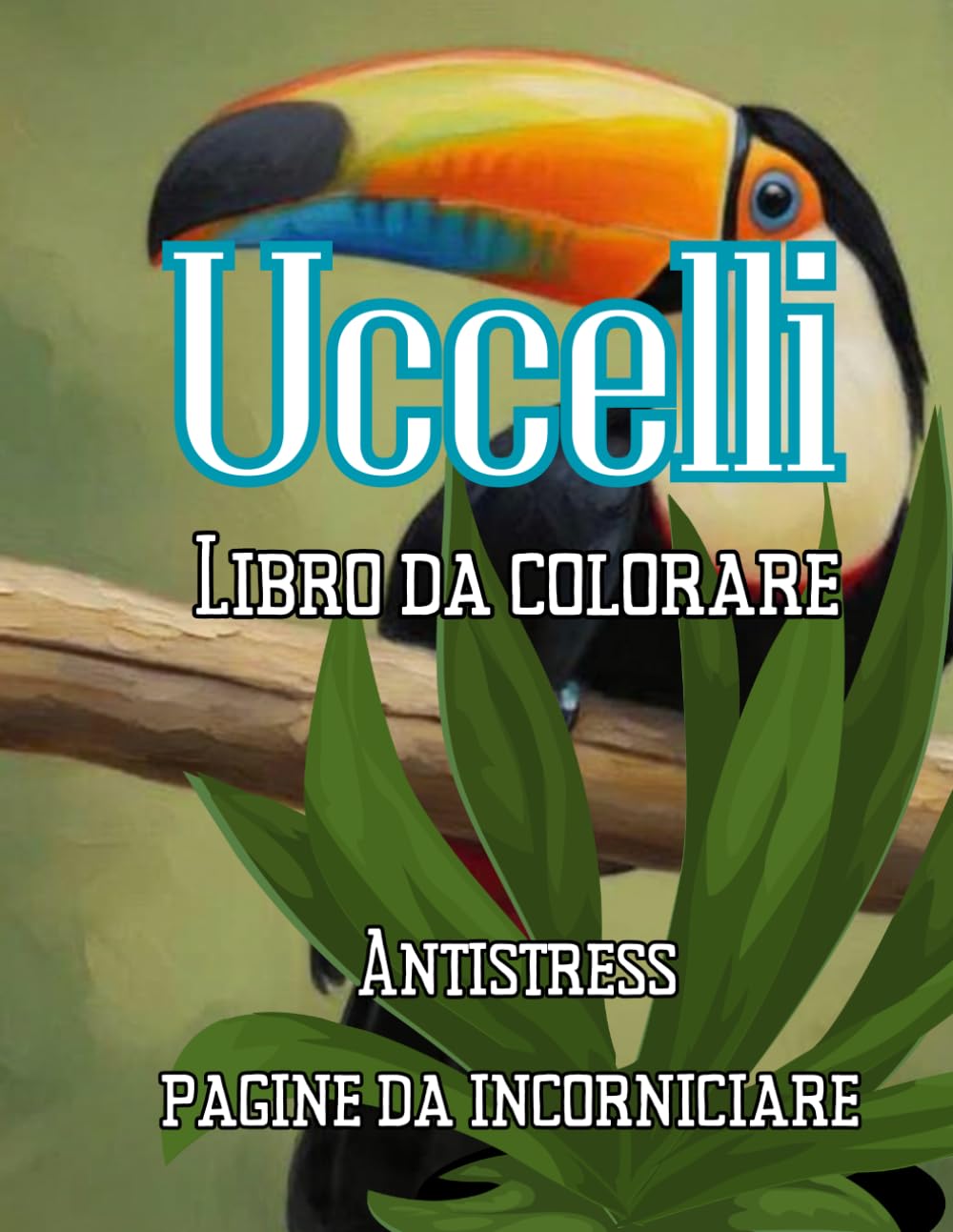 Uccelli da colorare: Illustrazioni artistiche in stile bozzetto per adulti e adolescenti