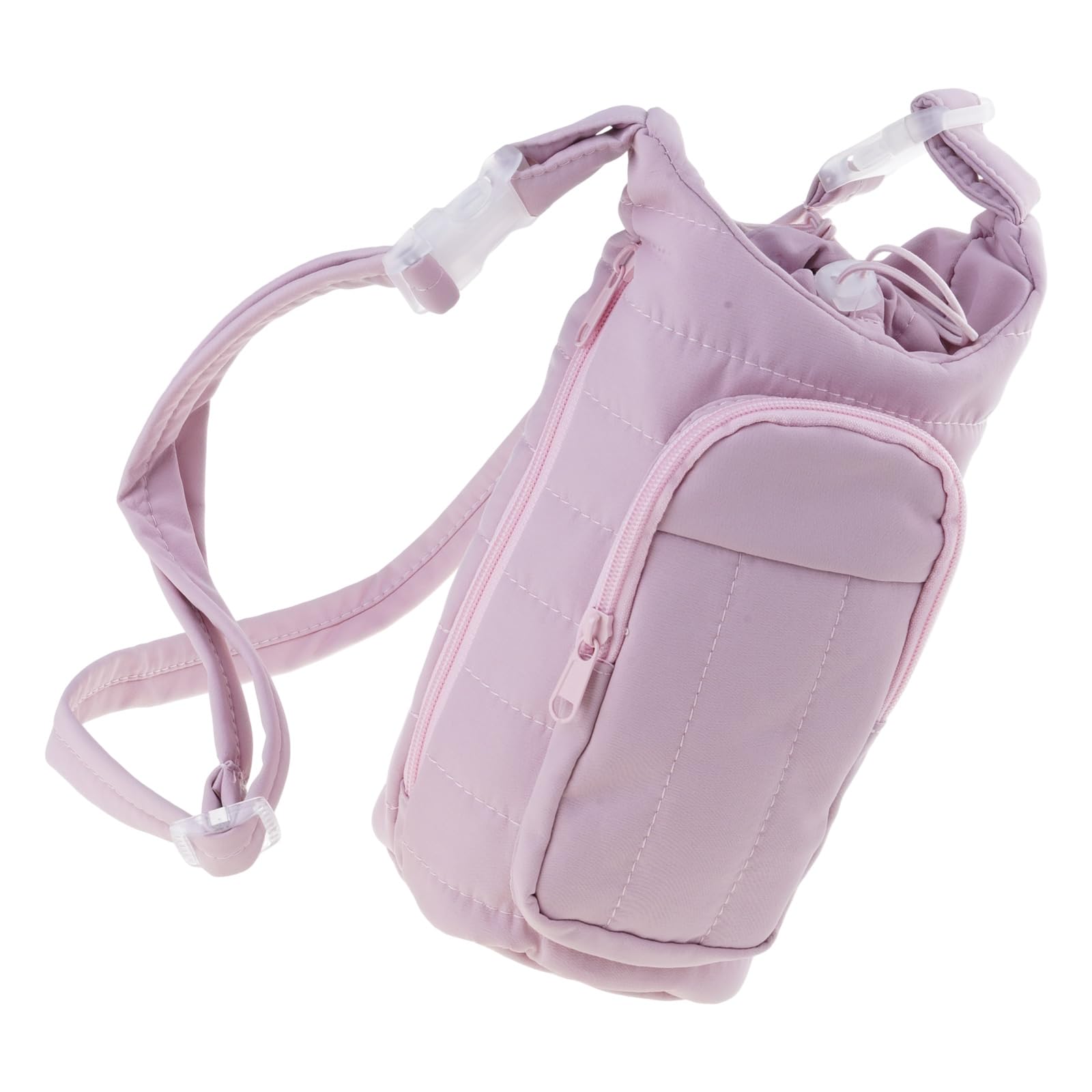 YROHGKPN Crossbody Insulated Water Bottle Carrier Portable Thermal Bag for Camping Sports Sturdy Fabric Design Thermal Water Bottle Sleeve