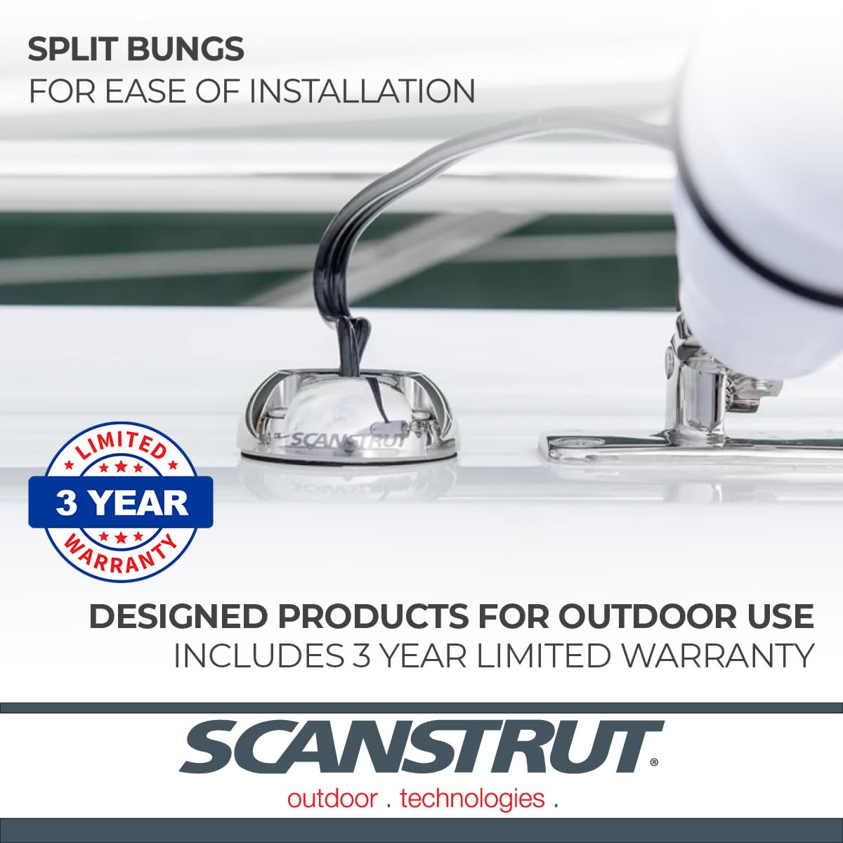 Scanstrut Pasacables Estanco Acero Inoxidable Conectores