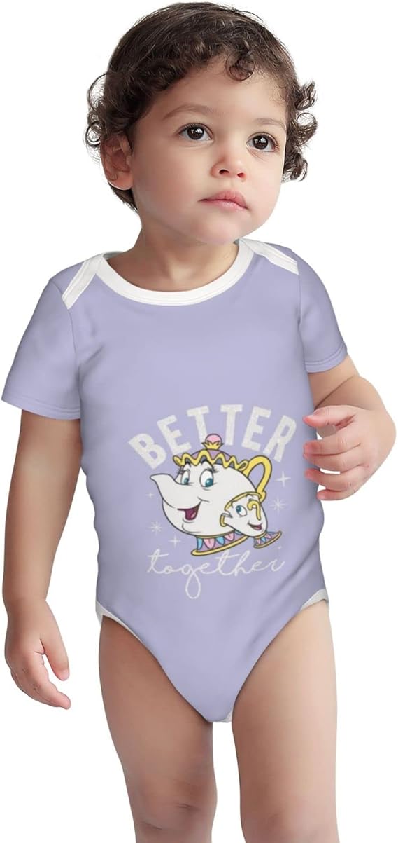 Amazon Co Jp 美女と野獣 出産祝い 男の子 女の子 ベビー服 半袖 カバーオール 薄手 コットン Ofok 肌着 赤ちゃん服 パジャマ 普通着 かわいい キャラクター 柔らかい ファッション