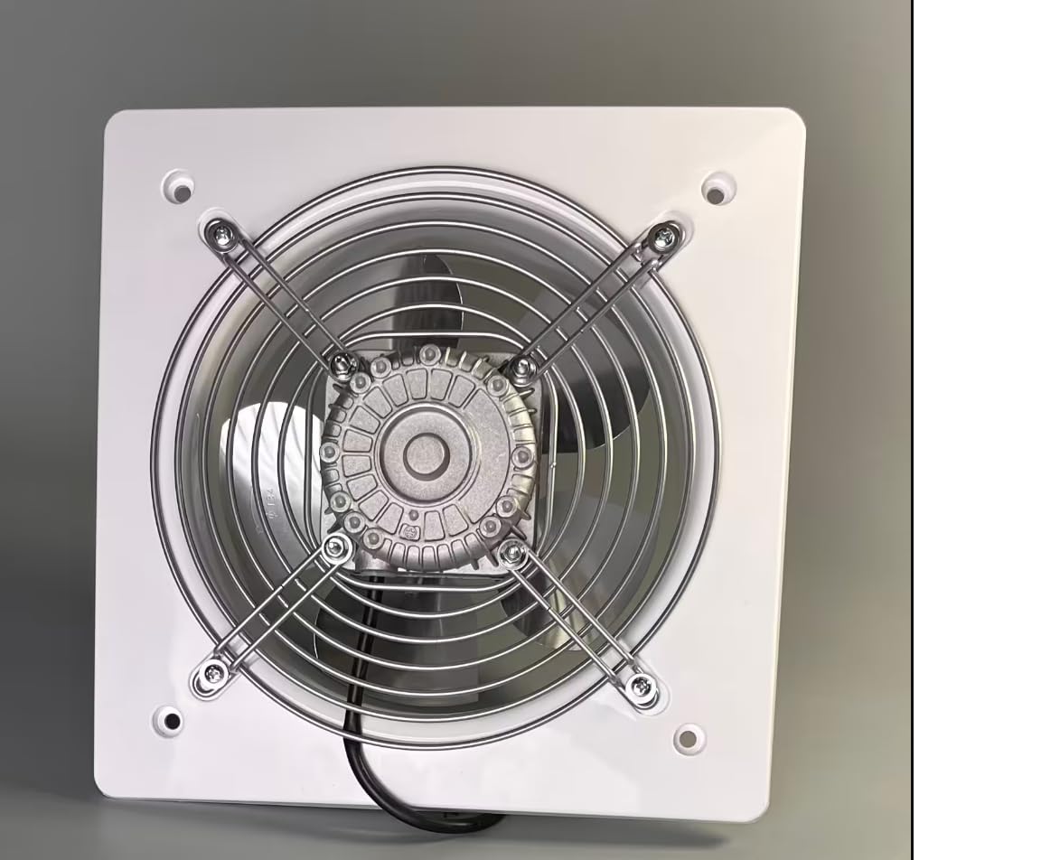 Ventilador de pared de plástico Ø200, potente ventilador extractor para áreas residenciales, comerciales e industriales